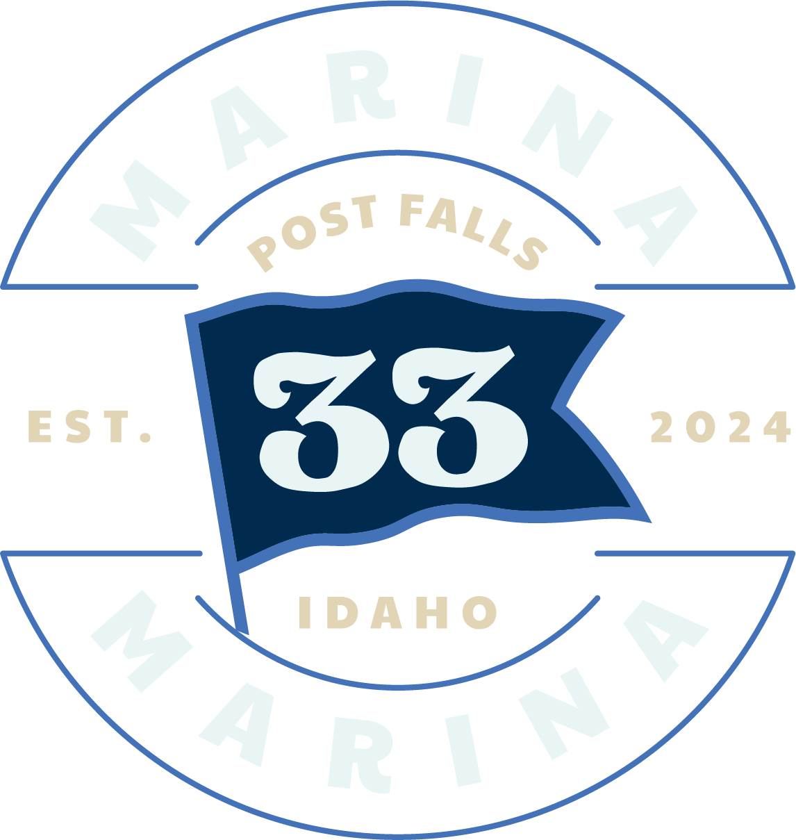 Marina 33 logo seal